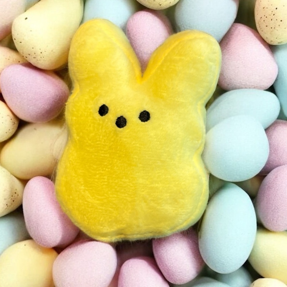 NWT MINI “PEEPS”STYLE BUNNY 5”x3” CHOICE OF COLOR PLEASE SEE PICTURES